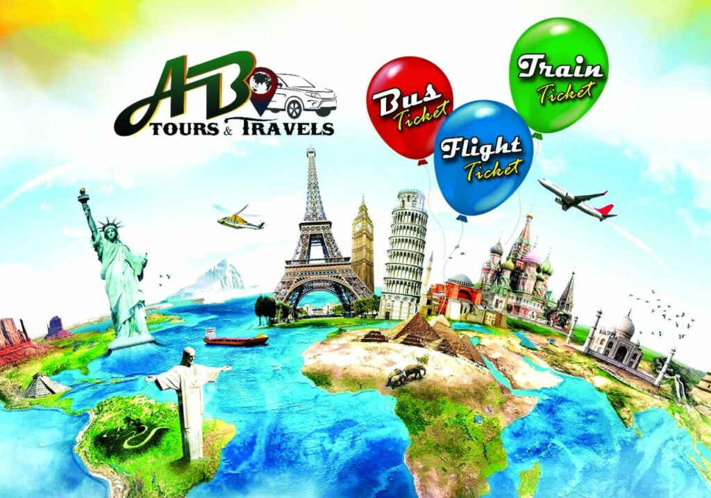 collage image from AB Tours & Travels