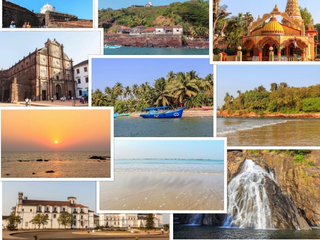 goa-collage- image from ab tours & travels